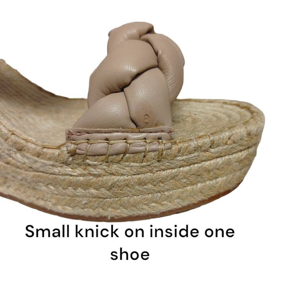 Olivia Braided Wedge Espadrille Sandal by Kenneth Cole Sz 9.5M - Picture 5 of 7